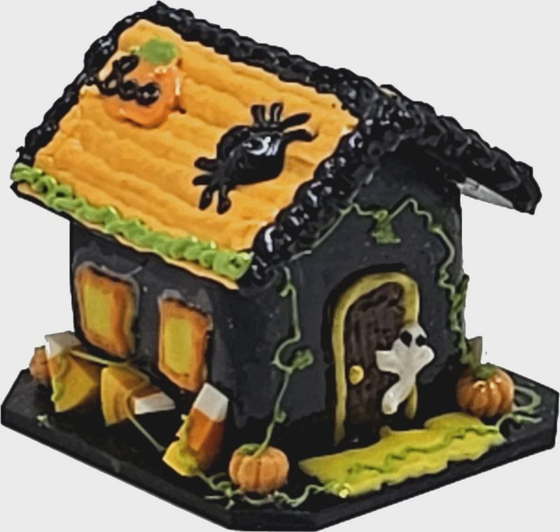 Halloween Gingerbread House