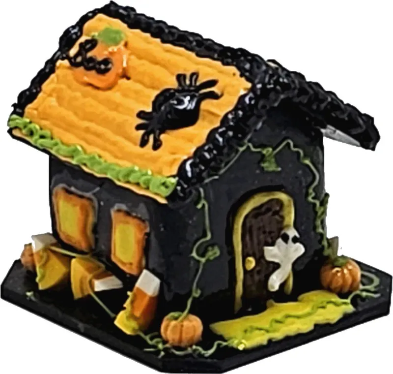 Halloween Gingerbread House