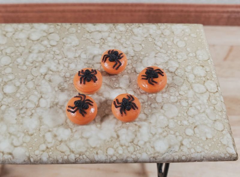 Pastries Donuts Halloween Spider Theme Set/5