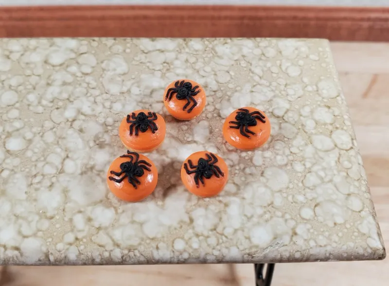 Pastries Donuts Halloween Spider Theme Set/5