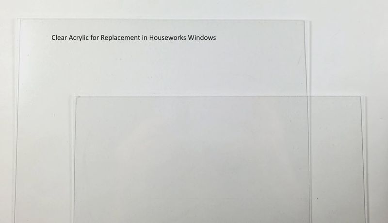 HW5099x Plexiglass 1 sheet 9"x12"