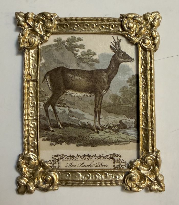 Framed Picture of Deer
