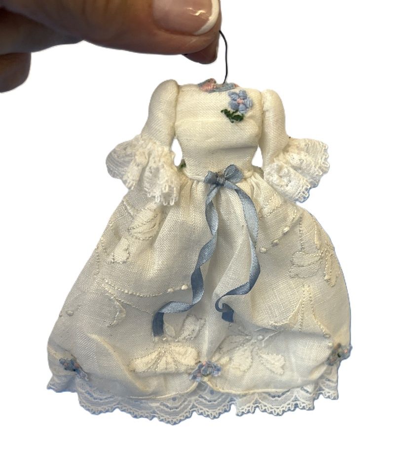 White Ladies Dress on Hanger