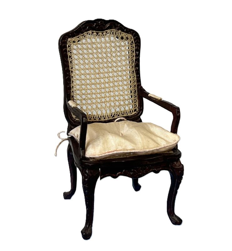 Hand Caned  Arm Chair