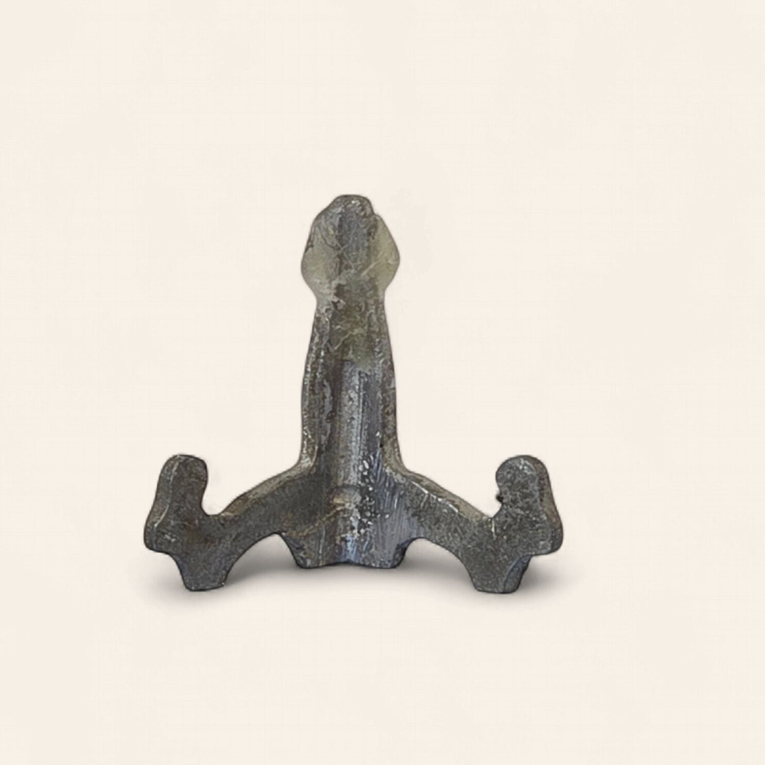 MC01120 Fancy 1 Silver tone Metal Plate Stand