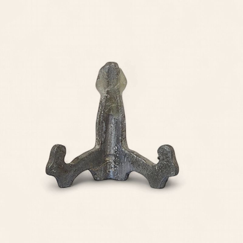 MC01120 Fancy 1 Silver tone Metal Plate Stand
