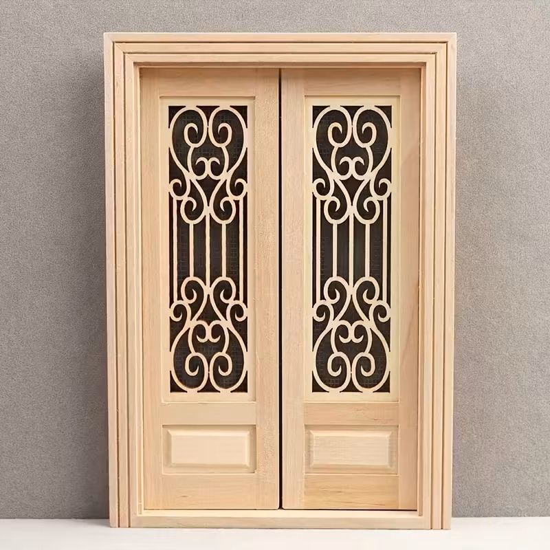 Double Door with Screen