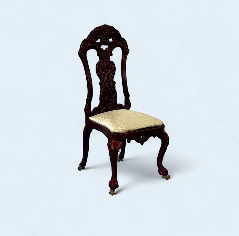 Mahogany Victorian Style Side Chair