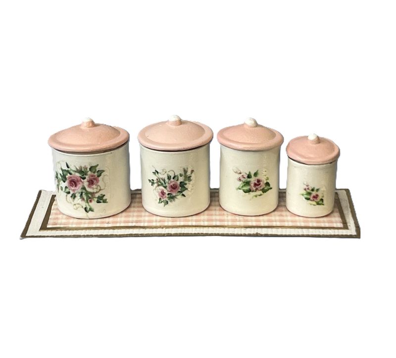 Pink Canister Set