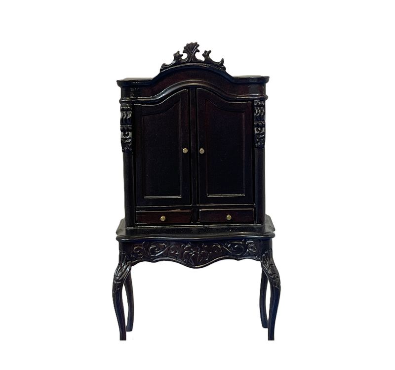 Dark Mahogany Finish Secretary