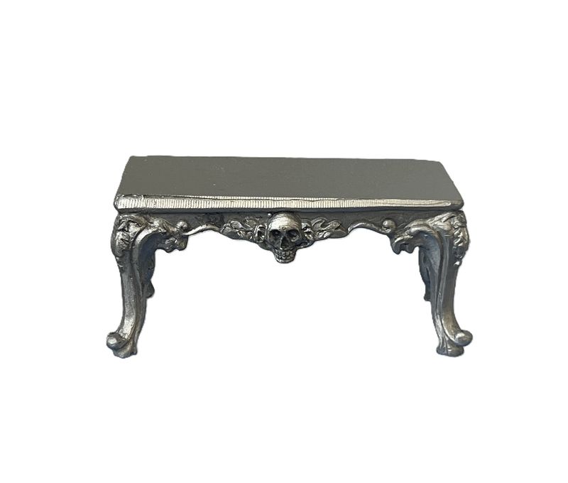 Silver Halloween Table
