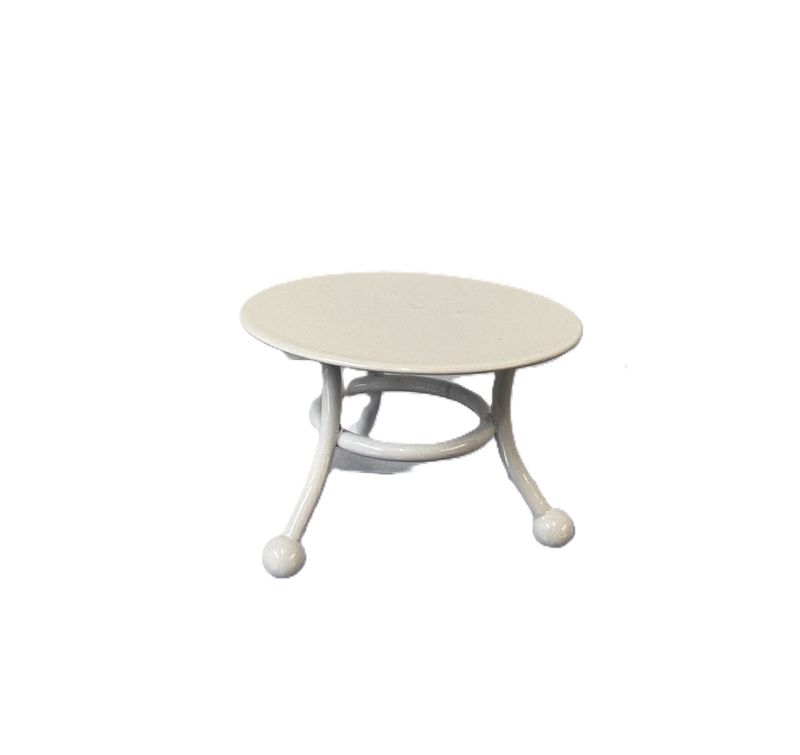 Small White Metal Table