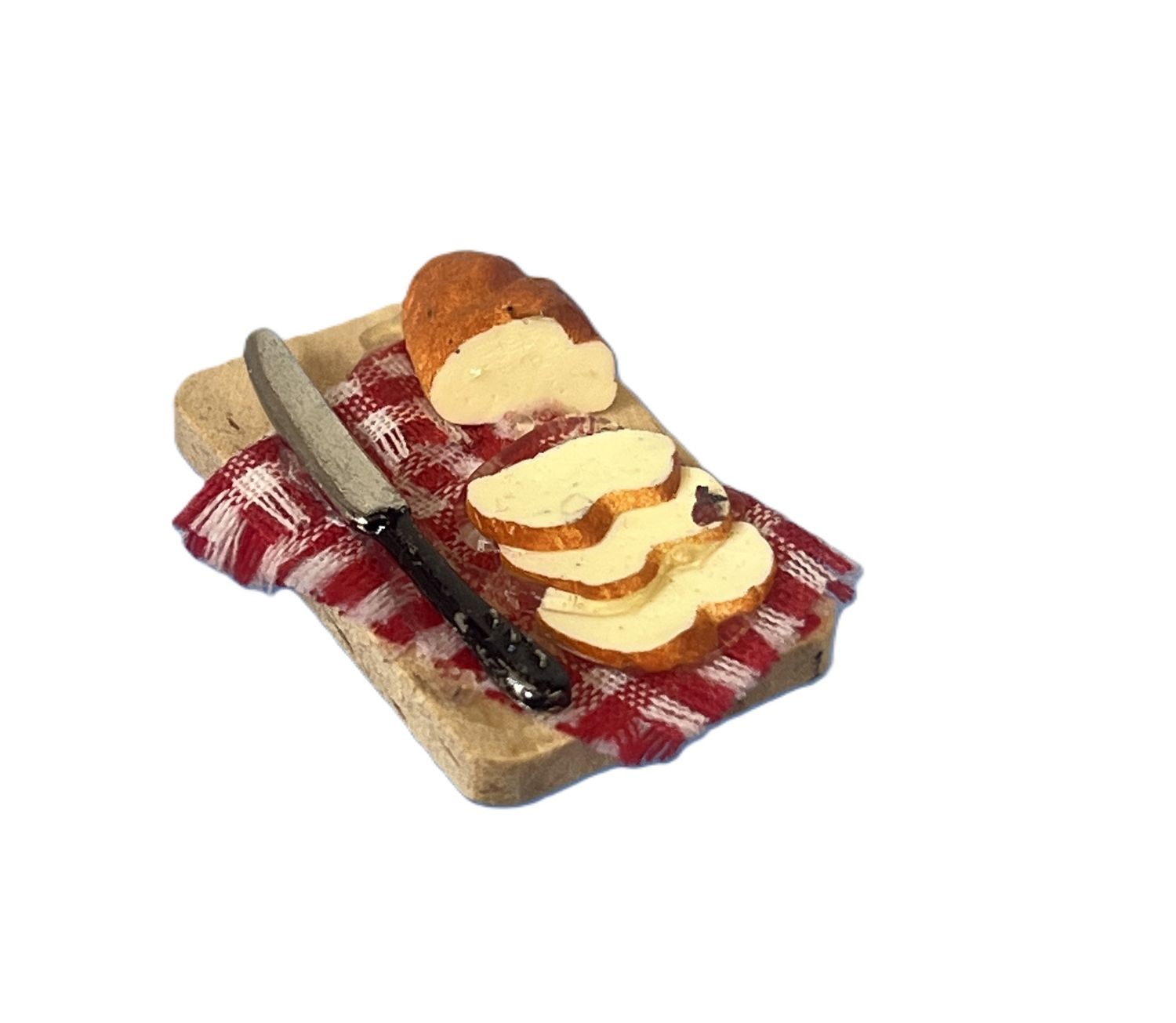 Sliced Bread on Cutting Board