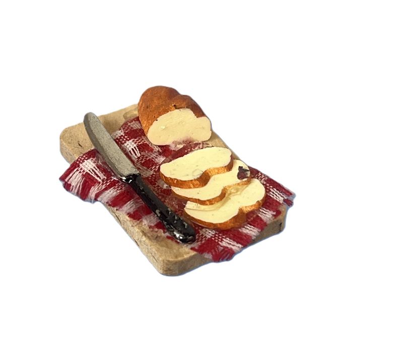 Sliced Bread on Cutting Board