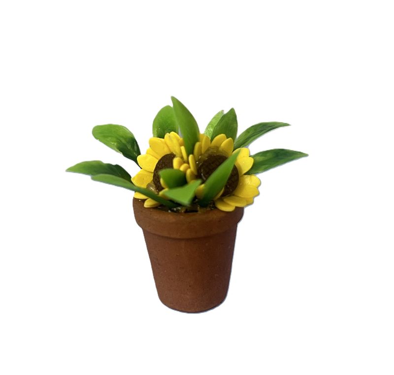 Sunflowers in a Pot