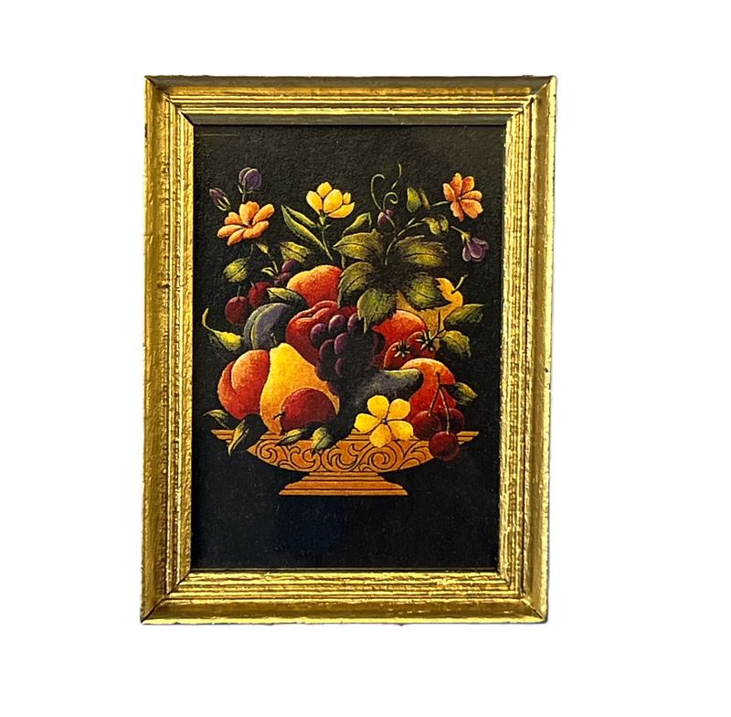 Print of Fruit and Flowers