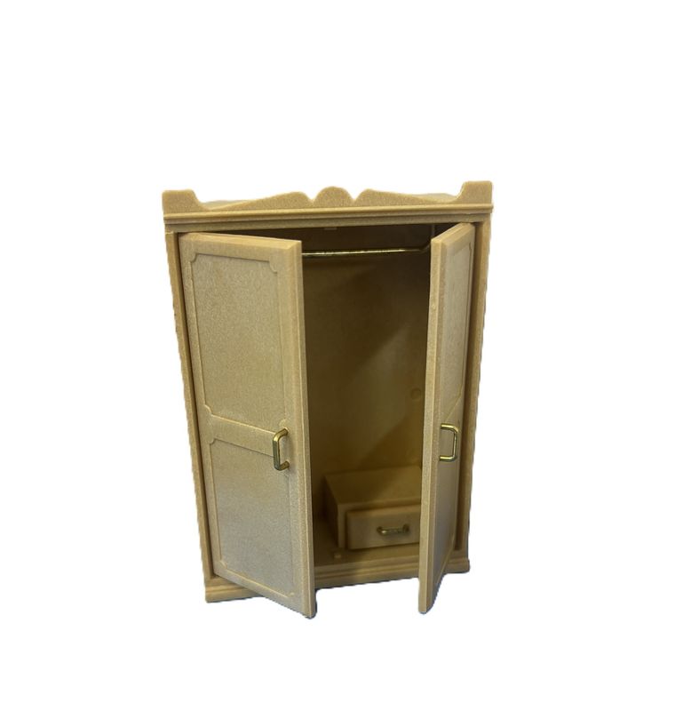 Vintage Sylvanian Families Calico Critters Vanity Dresser Armoire Nightstand