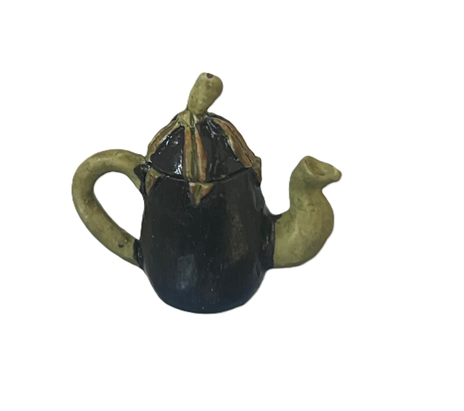 Eggplant Teapot
