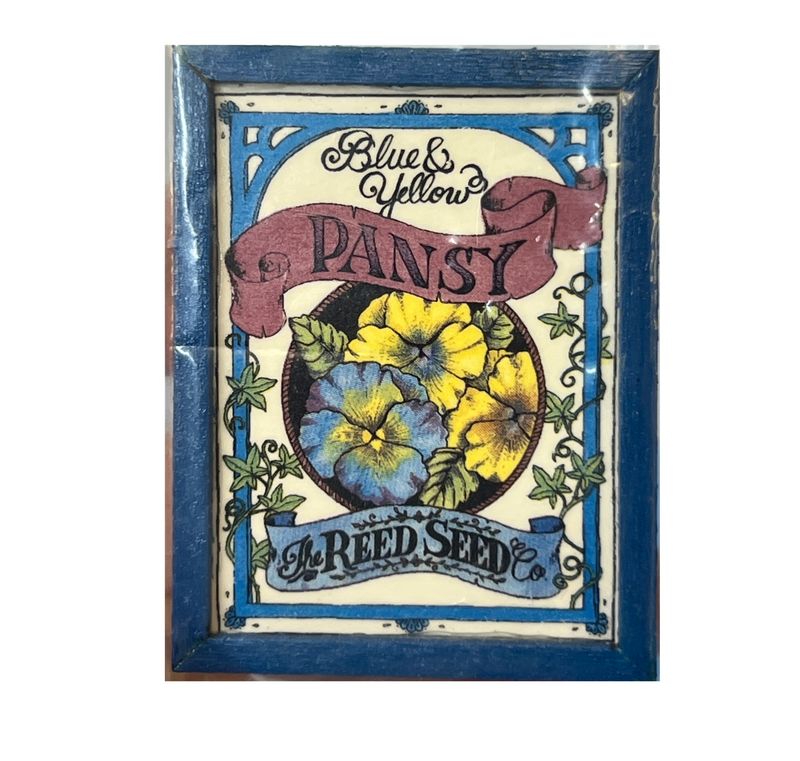 Vegetable Sign, Pansy
