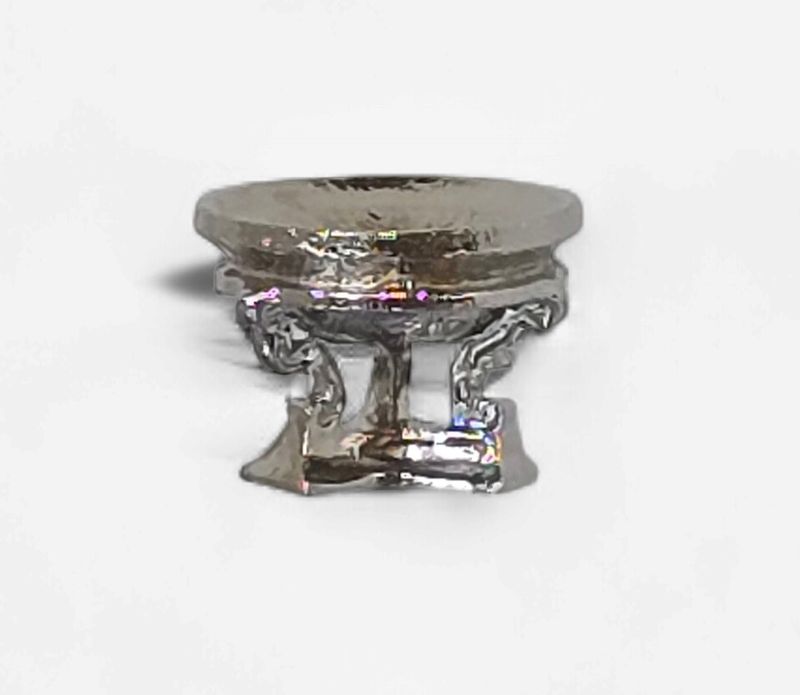 JK067S Silvertone Bowl Centerpiece