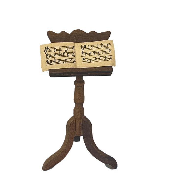 Music Stand with Sheet Music