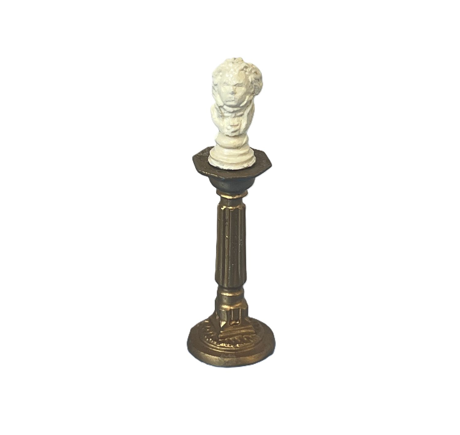Bust on Gold Stand