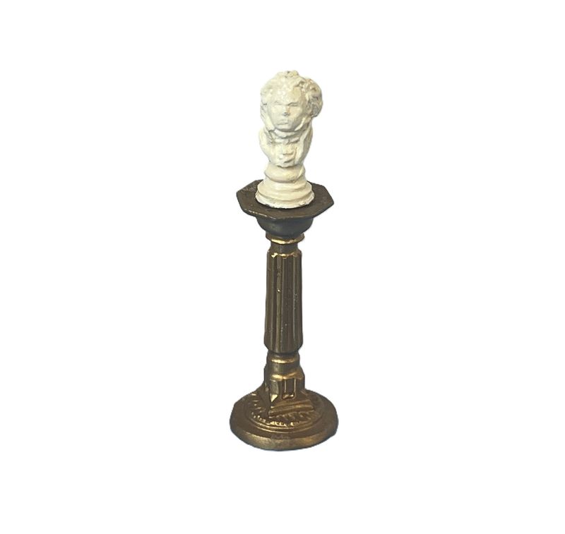 Bust on Gold Stand