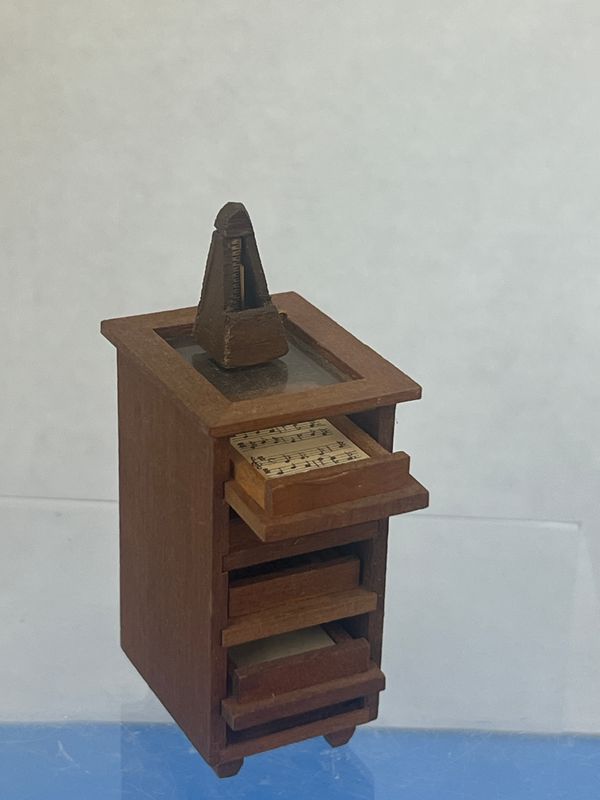 Sheet Music Cabinet with Metronome