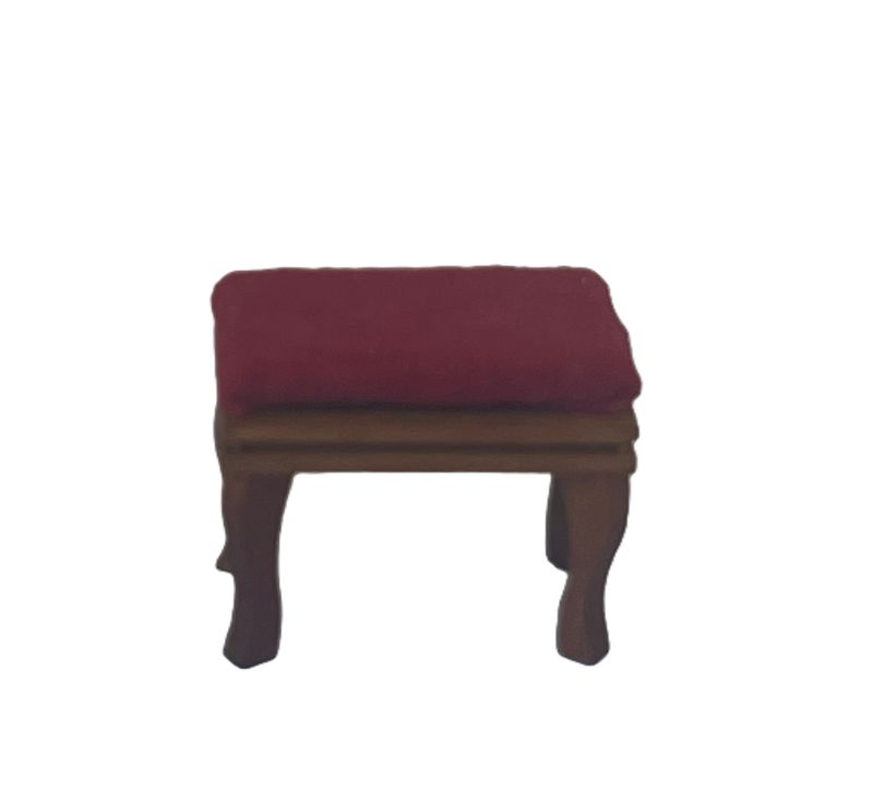 Padded Walnut Bench