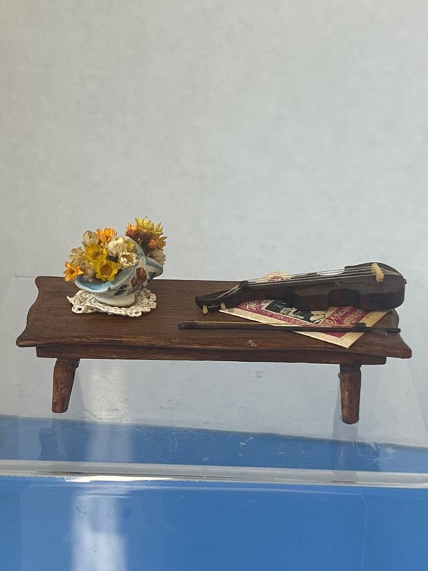 Coffee Table with Violin and More