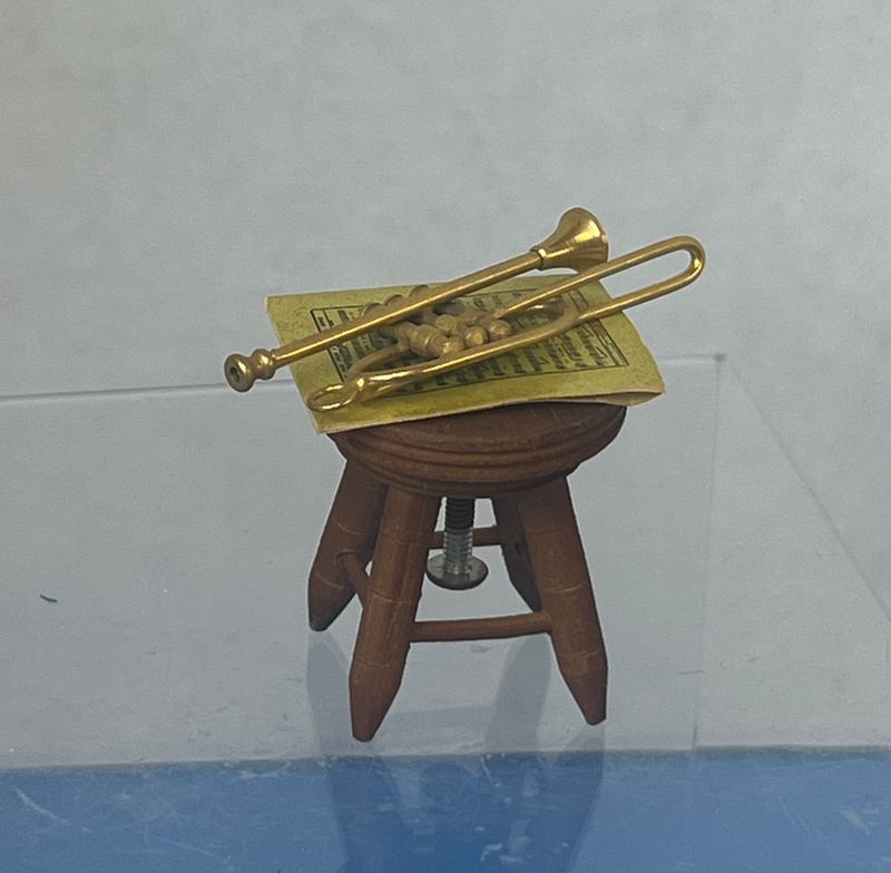 Trombone on a Piano Stool