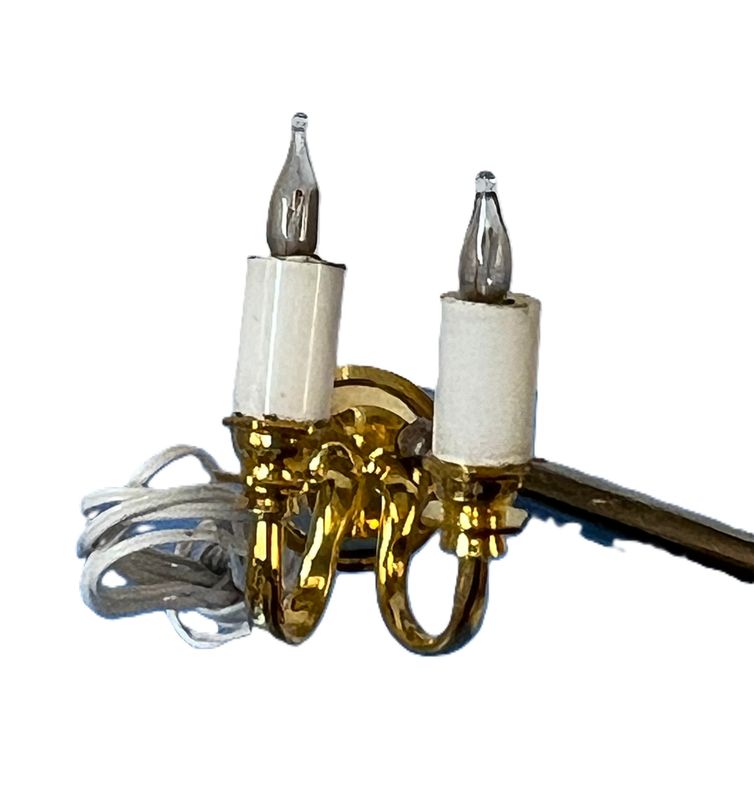 Double Candle Wall Sconce