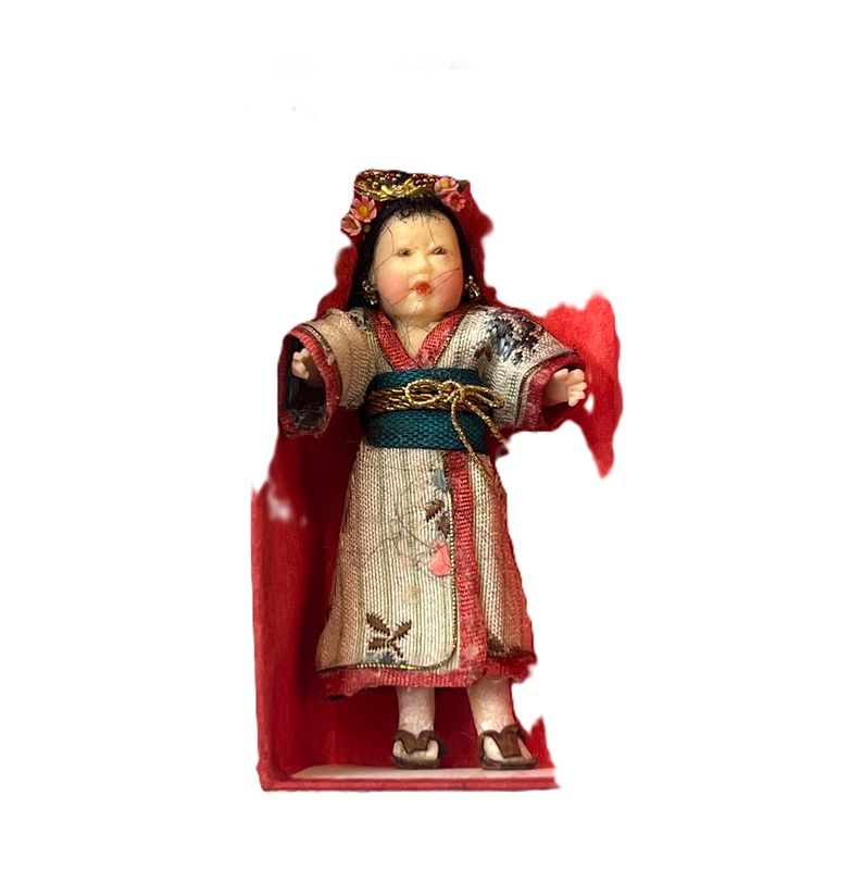 Tiny Asian Artisan Doll