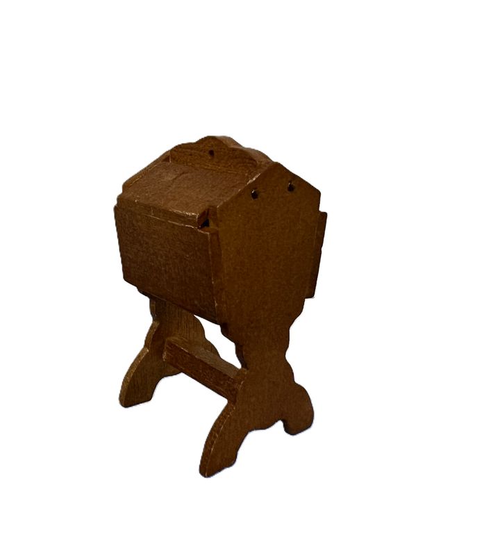 Wood Sewing box on stand