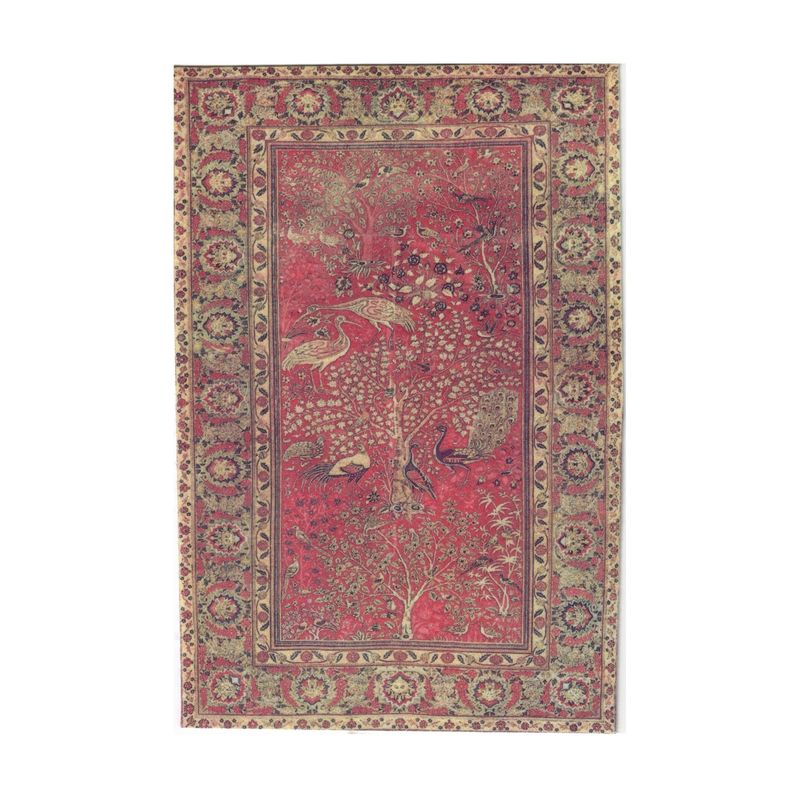 Oriental Rug with golds and reds