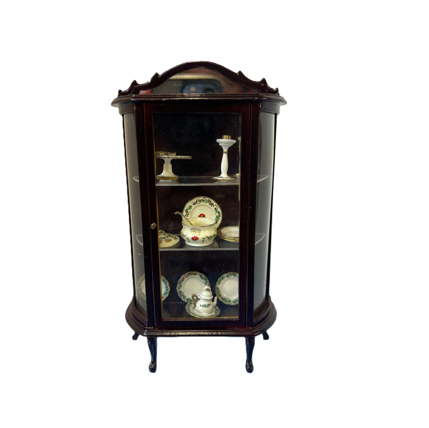 Curio Cabinet with Dishes