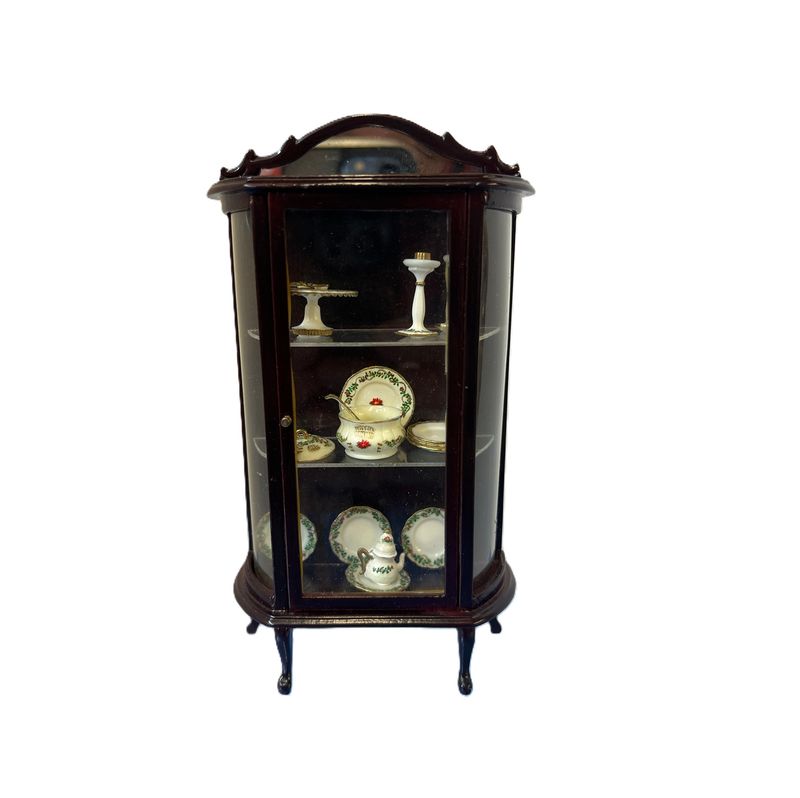 Curio Cabinet with Dishes