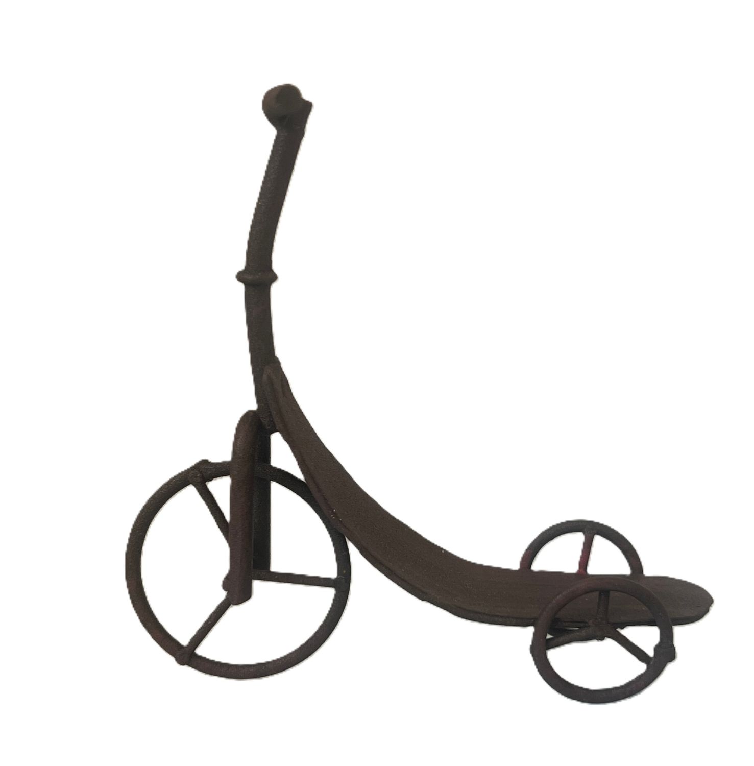 Dark Brown Metal Scooter