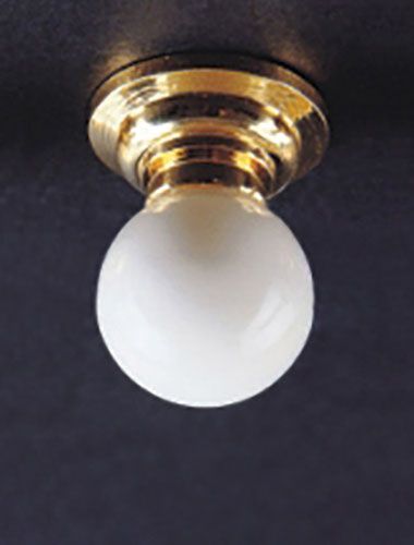 White Globe LED Light, Magnetic Wand &amp; Battery