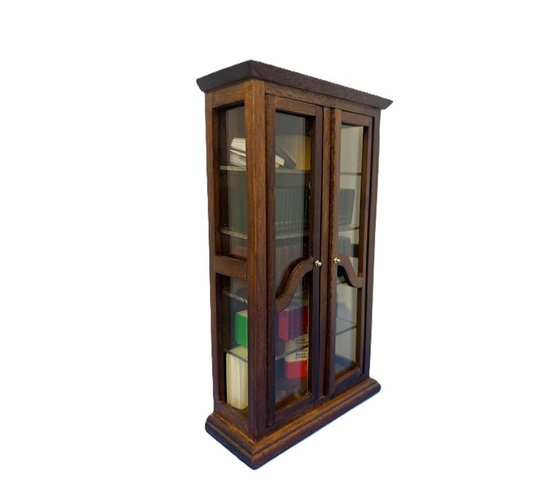 Walnut Book Cabinet
