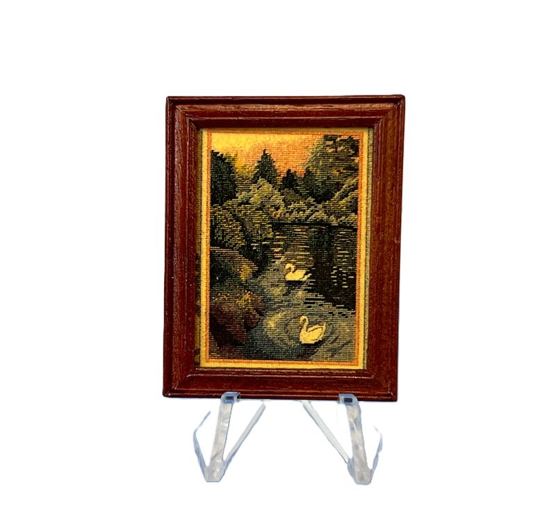 Swan Print  2"L 1 1/2"W