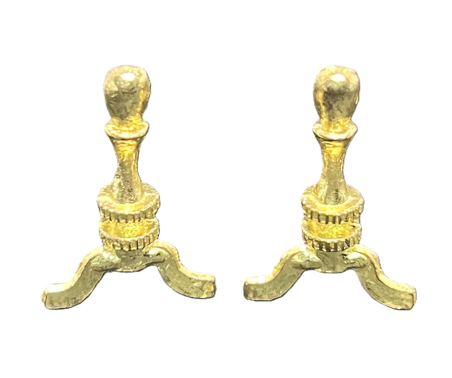 Brass Andirons