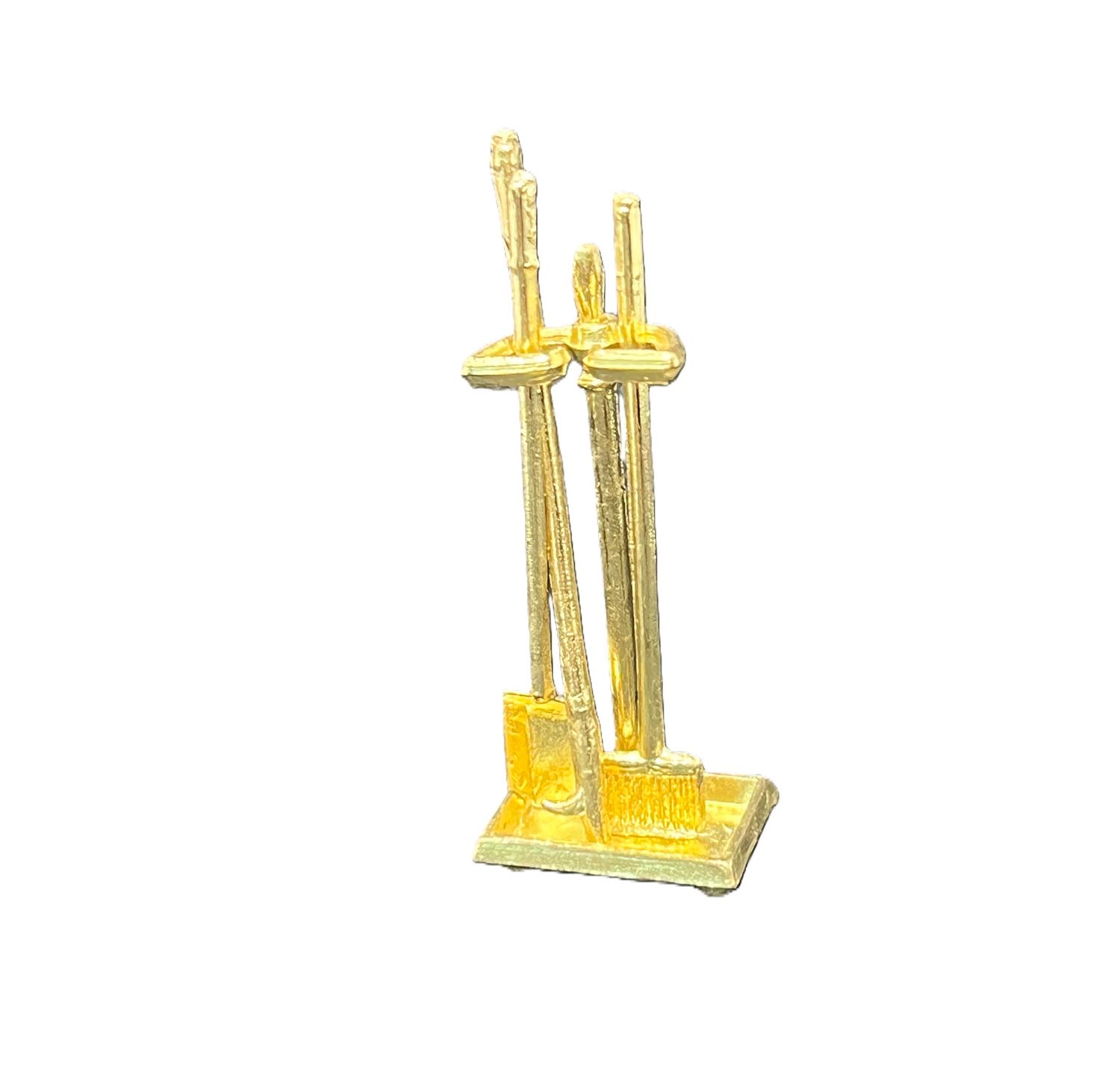Brass Color Fireplace Tools