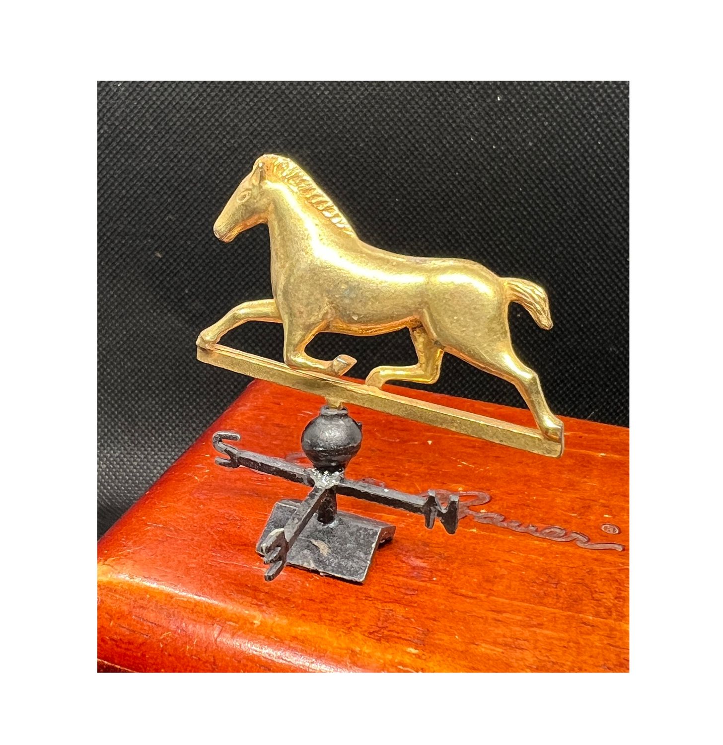 Brass Horse Weathervane