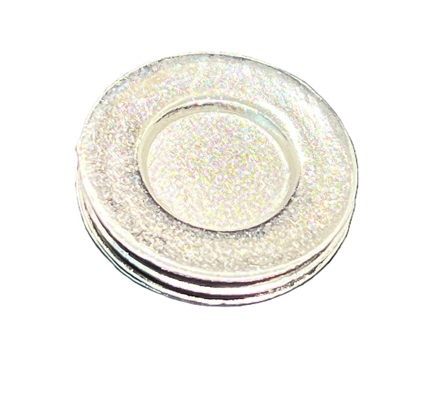 Set of 4 Pewter Plates