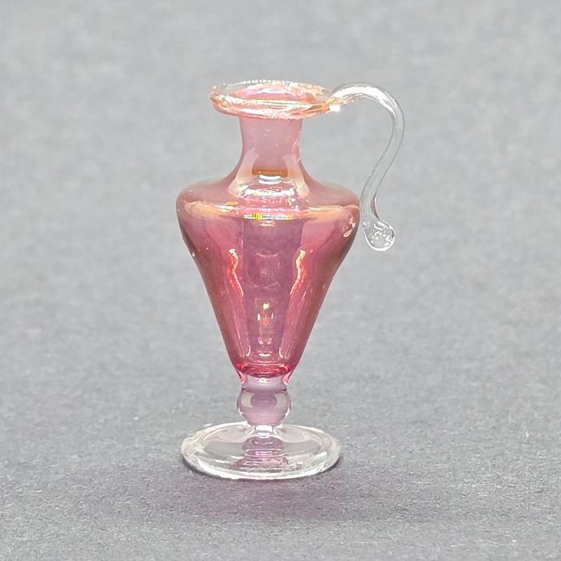 CBG21sm Small Cranberry Glass Tapered Decanter