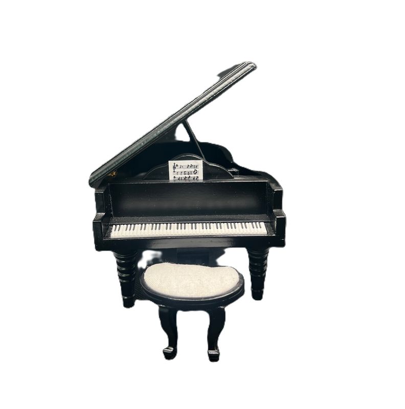 Baby Grand Piano with Stool