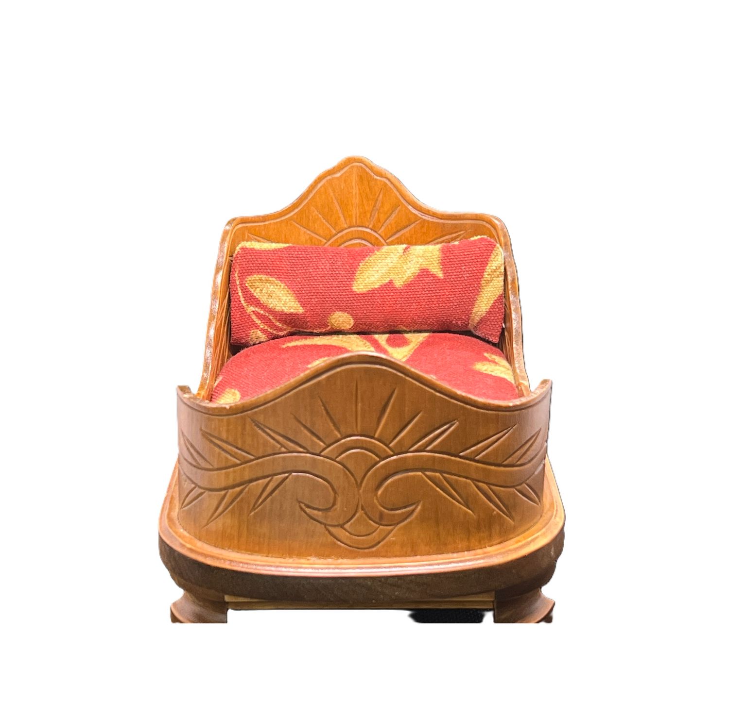 Carved Full Sized Bed