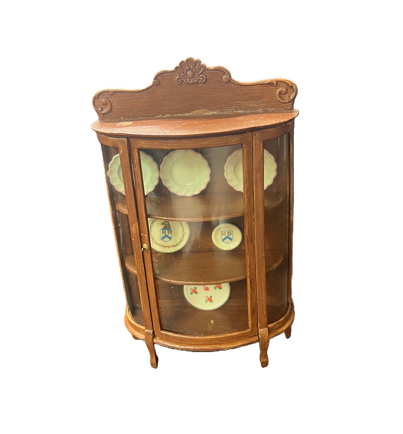 Curved Curio Cabinet