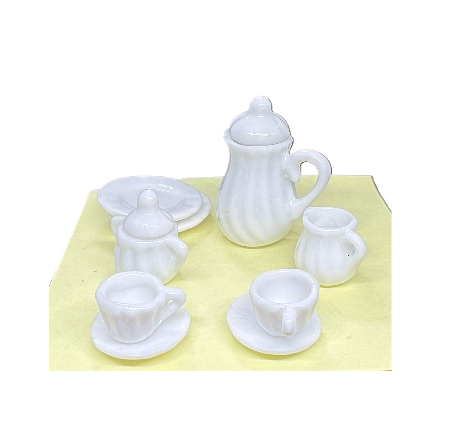 White China Coffee Set